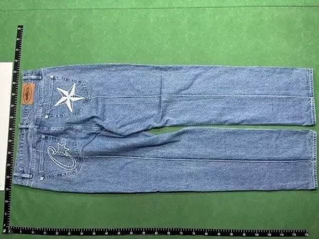 AMIRI Jeans & Corteiz Alcatraz Jeans Star Embroidery