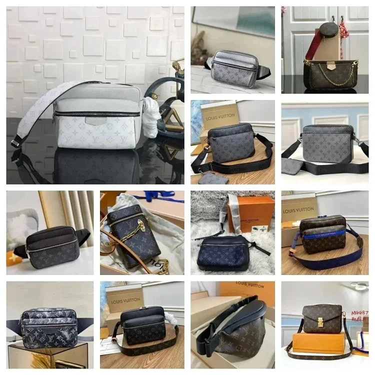 Louis Vuitton LV Messenger genuine leather bag