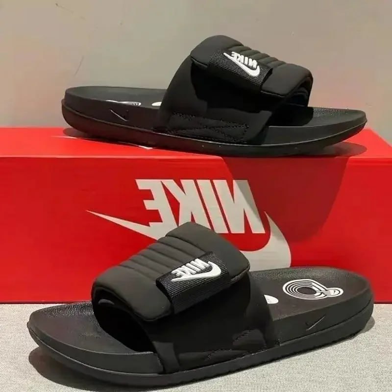 Nike small logo slippers
