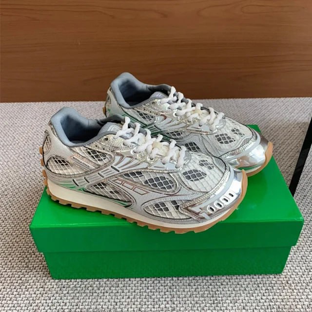 Bottega Veneta Silver Orbit 