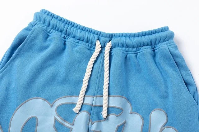  Syna World foam letter print casual short-sleeved T-shirt shorts set