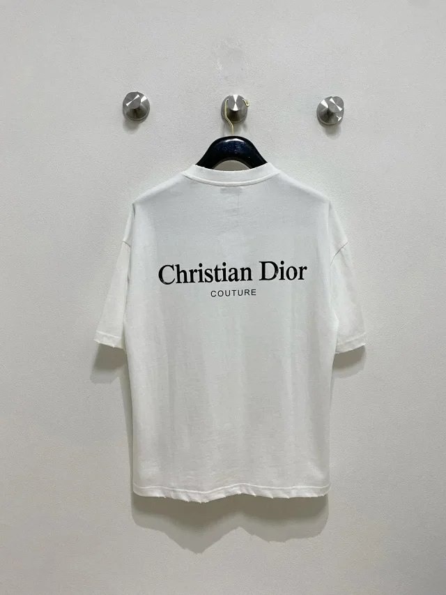 Christian Dior lettering print crew neck T-shirt