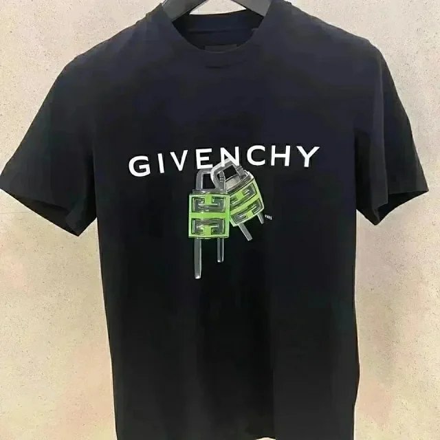 GIVENCHY Letter Lock Graffiti Short Sleeve T-shirt Long Sleeve Sweater