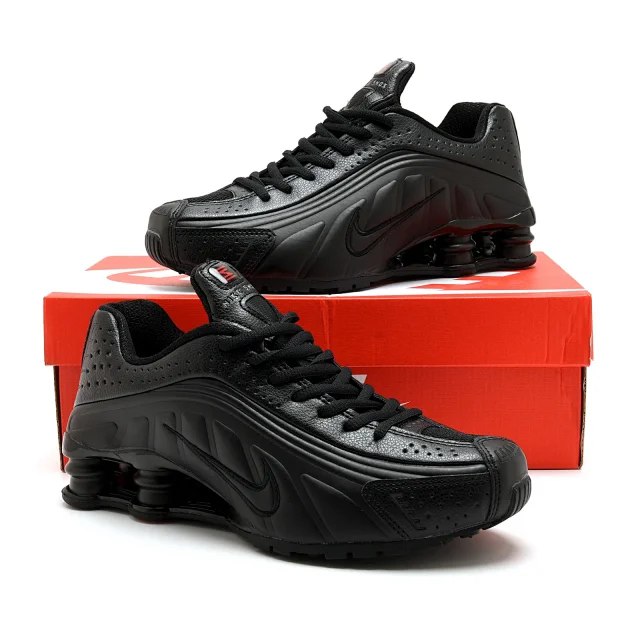 Nike Shox R4 Air Column Sports Low Top Casual City Commuter Running Shoes Unisex