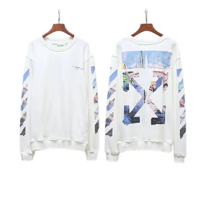 off white Marker Pen Arrow Print Sweatshirt