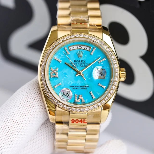Rolex  Weekly Calendar Watch Black Rock Sugar（15 styles)