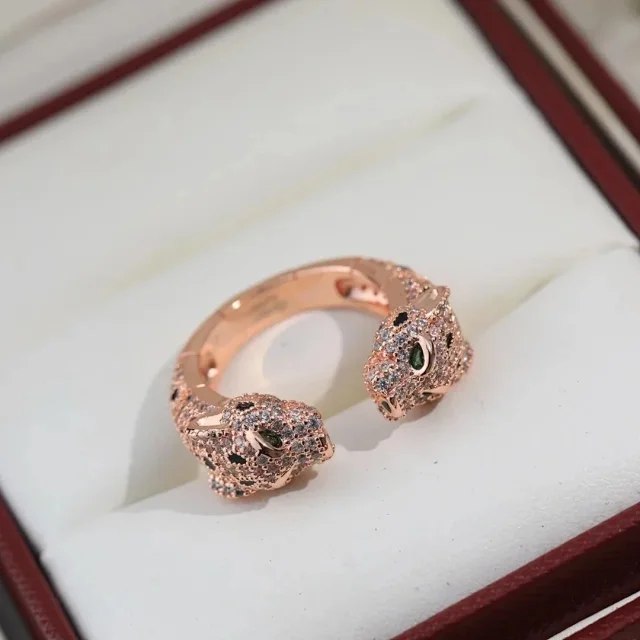 Cartier Fashion women's snake wrapped ring（6 styles)